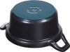 STAUB LA COQUETTE Garnuszek żeliwny okrągły 500 ml, czarny